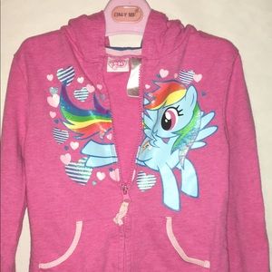 My little pony sweater size 6 pre-owed light wear